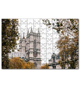 Cakapuzzle Londra'da Tarihi Binalar Sonbahar Renkleri Puzzle Yapboz MDF (Ahşap) (1000 Parça)