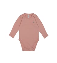 Omuz Çıtçıtlı Uzun Kollu Basic Body (Pembe)