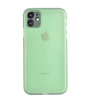 Uyumlu Model Apple iPhone 11 Kılıf Ultra İnce Hayalet Sert Kapak (Koyu Yeşil)