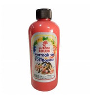 Parmak Ve Yüz Hobi Boyası 500ml  10 Renk  RedRose (Kırmızı)