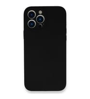 Vendas iPhone 13 Pro Max Legend Lansman Serisi içi Kadife İpek Dokulu Kamra Korumalı Kılıf (Siyah)