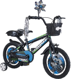 TommyBike 16 jant Lüx Aksesuarlı Cocuk Bisikleti 5-8 Yaş (Mavi)