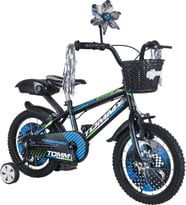 TommyBike 16 jant Lüx Aksesuarlı Cocuk Bisikleti 5-8 Yaş (Mavi)
