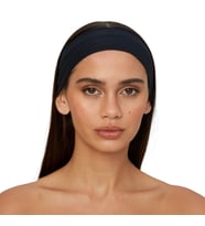 Spor Kadın Erkek Saç Bantları, Elastik Kaymaz İnce Ter Emici Esnek Pamuk Genç Saç Bandı Bandana, Kadın Makyaj Yüz Yıkama Koşu Dans Fitness Yoga Pilates Bisiklet İçin Saç Bandı Taç, Kadın & Erkek Pamuk Atletik Egzersiz Ter Bandı Düz Renk Kafa Bandı (Siyah)