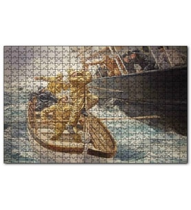 Cakapuzzle Batan Gemi ve Filikada Görevliler Puzzle Yapboz MDF (Ahşap) (1000 Parça)