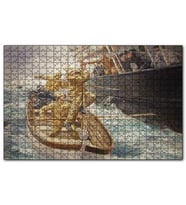 Cakapuzzle Batan Gemi ve Filikada Görevliler Puzzle Yapboz MDF (Ahşap) (1000 Parça)