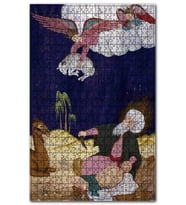 Cakapuzzle Hz. İbarhime Meleklerin Getirdiği Kurban Puzzle Yapboz MDF (Ahşap) (255 Parça)