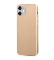 Vendas Apple iPhone 12 Kılıf Zore Premier Silikon Kapak (Gold)