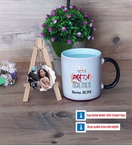 Drama Öğretmeni Kupa Bardak Beyaz ve Fotoğraflı Ahşap Anahtarlık Hediye Öğretmenler Günü Hediyesi (Model 9)
