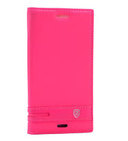 Sony Xperia X Compact Kılıf Elite Kapaklı Kılıf (Pembe)