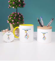 Metalurji ve Malzeme Mühendisi Kupa Bardak Kırmızı Kalemlik ve Anahtarlık (Model 5)