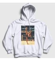 Presmono Unisex Beyaz Kickboxer Film Jean Claude Van Damme Kapüşonlu Sweatshirt 259073tt (Beyaz)