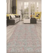 Dijital Kaymaz Taban Yıkanabilir Modern Renkli Salon Halısı Mutfak Halısı Yolluk ND-HT-439 (Çok Renkli)