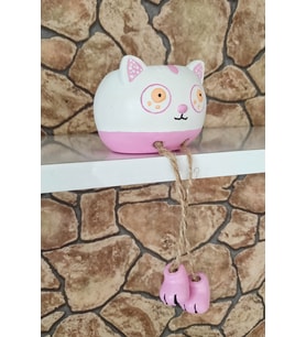 Kedi Mumluk, El Yapımı, Doğal Soya Mumu (Pembe)