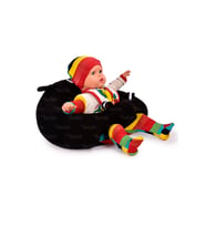 TOKKO Bebek Bebe Yatmaz Oturma Destek Minderi - Bebek Koltuğu - Büyük Bebek Oturağı Bebeyatmaz (Siyah)