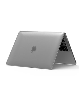 McStorey Macbook Air M1 Kılıf 13 inç Kristalline İz Yapmaz (TouchID'li M1 Air) A2337 A2179 A1932 ile Uyumlu (Gri)