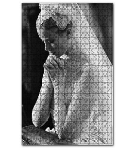 Cakapuzzle Prenses Grace Düğününde Puzzle Yapboz MDF (Ahşap) (1000 Parça)