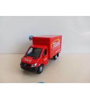 Mercedes-Benz Sprinter Kargo Metal Model Oyuncak Araba 12 Cm ( ÖZEL PLAKALI ) (Kırmızı)