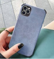 İphone 13 Köşe Korumalı Antik Deri Telefon Kılıfı