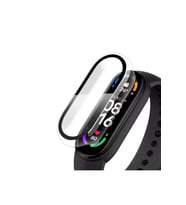 Xiaomi Mi Band 5 Uyumlu Ekran Ve Kasa Koruyucu Kılıf 360 Tam Koruma (Şeffaf)