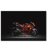 Cakapuzzle Suzuki Redbull Siyah Kırmızı Motorsiklet Karanlık  Puzzle Yapboz MDF (Ahşap) (500 Parça)