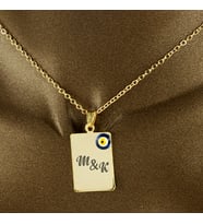Kişiye Özel İsimli Paslanmaz Çelik Kolye (Gold)