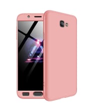 Microsonic Samsung Galaxy J7 Prime Kılıf Double Dip 360 Protective (Rose)