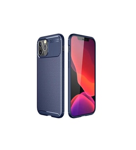 iPhone 12 Pro Max Kılıf Elde Kaymayan Kamera Korumalı Silikon (Lacivert)