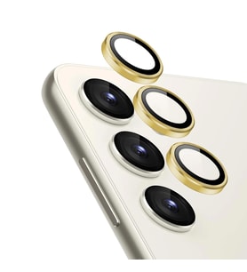 Microsonic Samsung Galaxy S23 FE Tekli Kamera Lens Koruma Camı Yeşil (Gold)