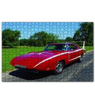 Cakapuzzle  Dodge Charger Daytona Klsasik  Puzzle Yapboz MDF (Ahşap) (255 Parça)