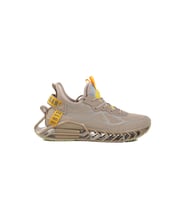 Beyaz Fileli Hava Alabilen Memory Foam Erkek Sneaker Bright M (Bej)