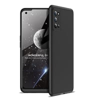Realme 7 Pro Kılıf 3 Parça Slim Sert Silikon Kapak AYS (Siyah)