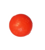 Kardelen Termoplastik Pati Desenli Köpek Oyun Topu S 4.5 CM (Turuncu)
