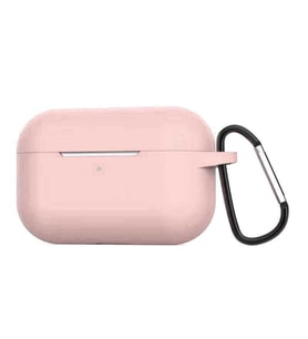 Apple Airpods Pro Uyumlu Kılıf Soft Mat Airbag Silikon (Pembe)