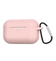 Apple Airpods Pro Uyumlu Kılıf Soft Mat Airbag Silikon (Pembe)