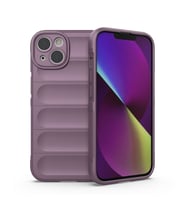 IPHONE 13 UYUMLU OPTİMUM LENS KORUMALI SİLİKON KILIF (Mor)