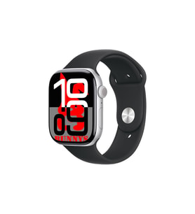 Açık Mavi Akıllı Saat Watch10 2025 Hediyeli AMOLED EKRAN (Gümüş-Siyah)