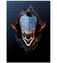 Cakapuzzle Pennywise Cadılar Bayramı Görseli Puzzle Yapboz MDF (Ahşap) (1000 Parça)
