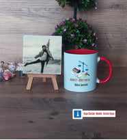 Adalet Öğretmeni Fotoğraflı Dekoratif Taş, Kupa Bardak Beyaz Hediye (Model 2)