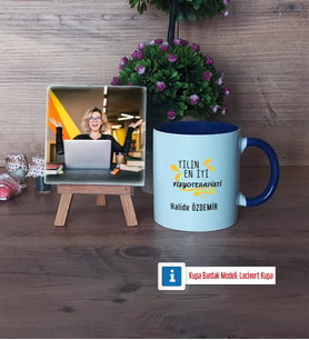En İyi Fizyoterapist Fotoğraflı Dekoratif Taş, Kupa Bardak Beyaz Hediye (Model 3)