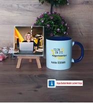 En İyi Fizyoterapist Fotoğraflı Dekoratif Taş, Kupa Bardak Beyaz Hediye (Model 3)