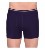 Berrak 1097 Erkek Likralı Esnek Boxer 6'Lı  (Lacivert)