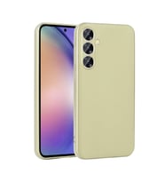 Vendas Samsung Galaxy A55 Kılıf Zore Premier Silikon Kapak (Gold)