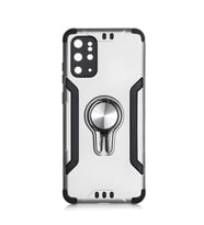 Galaxy S20 Plus Kılıf Stand Olma Özellikli Araç Tutuculu Ko ko Kılıf (Gri)