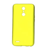 LG K8 Kılıf Maximum Kamera Korumalı Mat Soft Silikon Kılıf (Sarı)