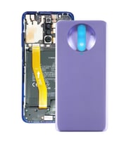 Xiaomi Poco X2 Uyumlu Arka Pil Batarya Kapağı MZB9011IN MZB8741IN (Mor)