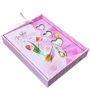 Kutulu 90'lık Notlu Fotoğraf Albümü 10x15 & 15x21 cm (Pembe)