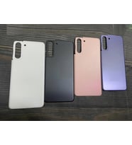 Samsung Galaxy S21 G990F İle Uyumlu Arka Pil Kapak (Mor)