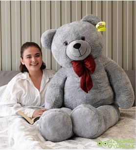 Özgüner Oyuncak DEV PELUŞ AYICIK (170cm) (Gri)