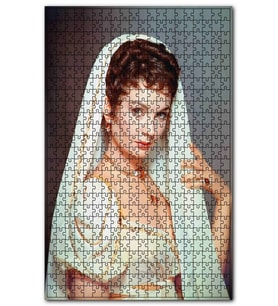 Cakapuzzle Jean Simmons1954 Desiree Film Puzzle Yapboz MDF (Ahşap) (1000 Parça)
